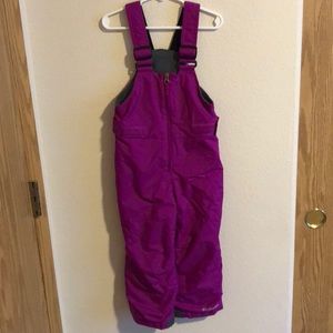 Columbia bibs size 4t